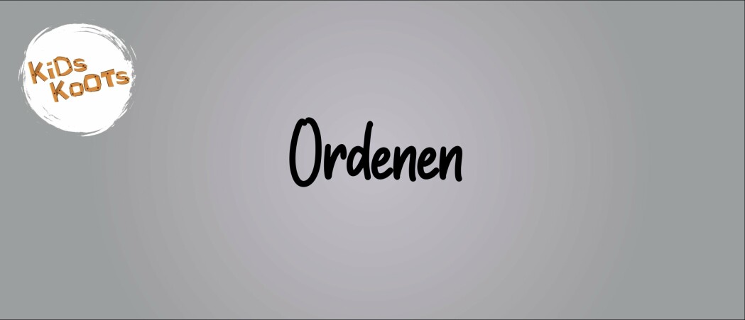 Ordenen en opruimen met kinderen