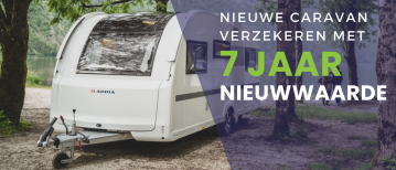 Nieuwe caravan verzekeren met 7 jaar nieuwwaarde