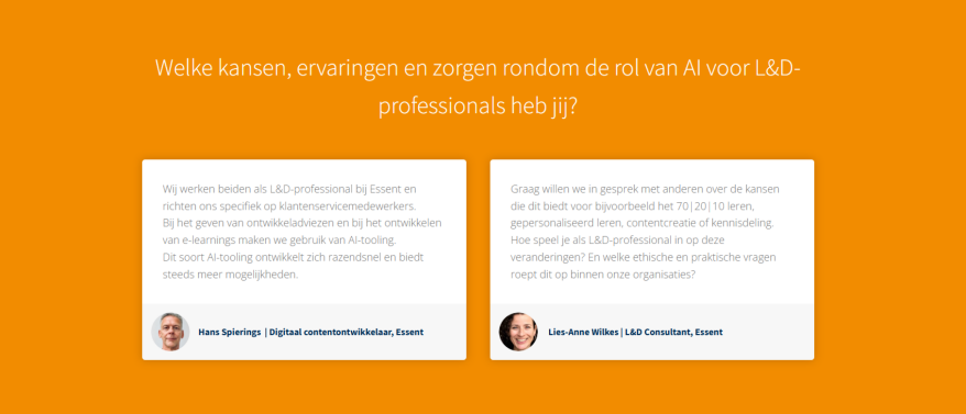 Takeaways KSF Ledengesprek AI in het L&D vakgebied