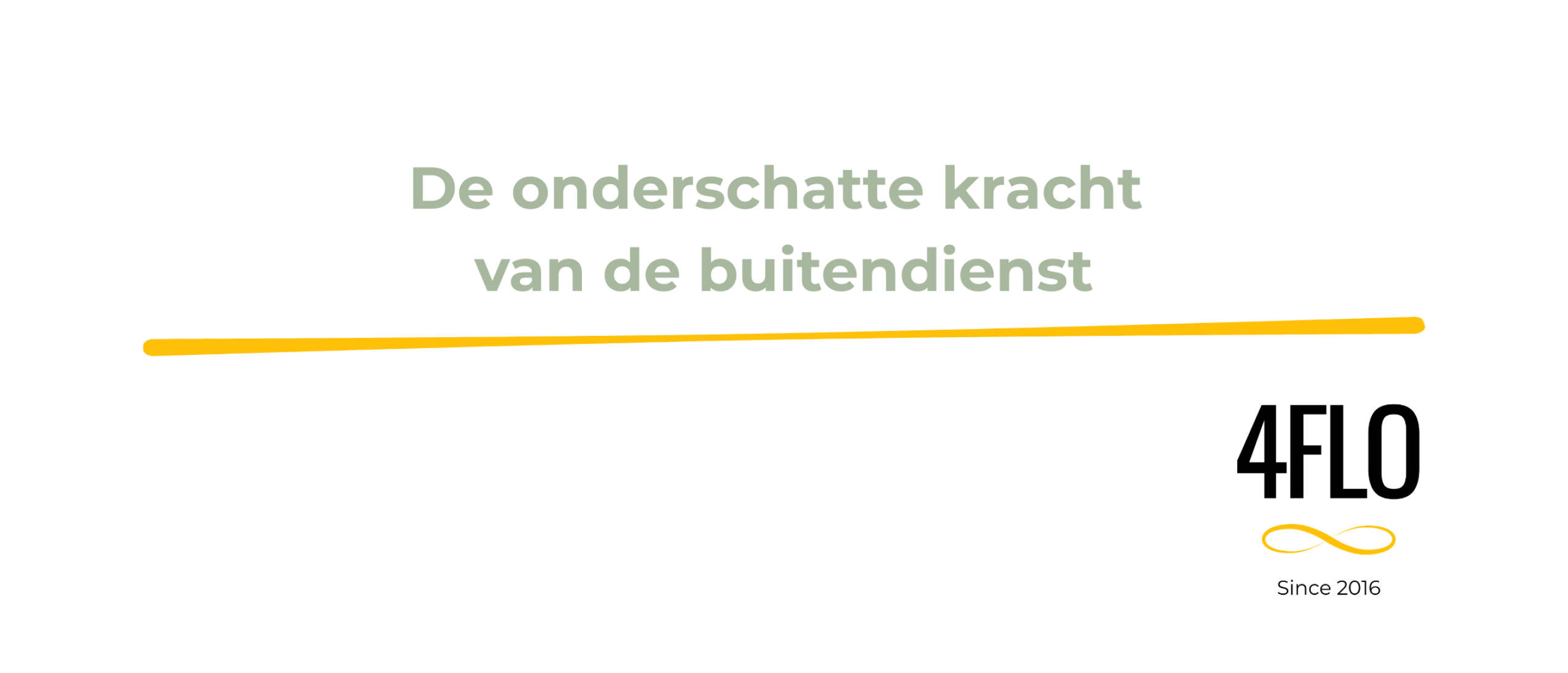 De onderschatte kracht van de buitendienst in commerciële organisaties