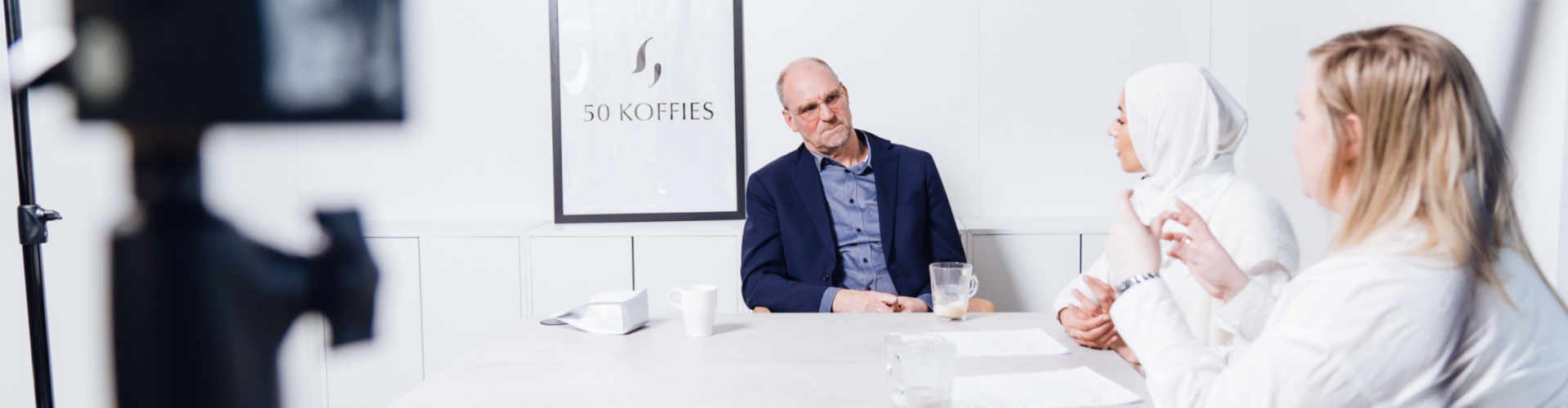 Hans Bourlon is een bekende zakenman die komt spreken bij podcast specialist 50 koffies