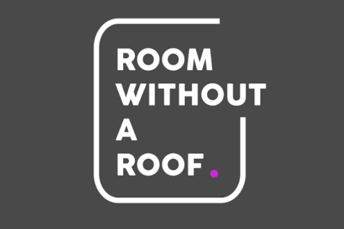 Logo room without a roof podcast geproduceerd met 50 Koffies producties