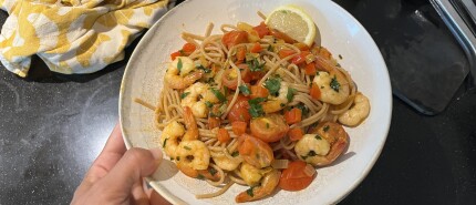 Pasta Recept: Spaghetti met Garnalen