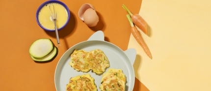 Groente-omeletjes voor babys vanaf 7 maanden