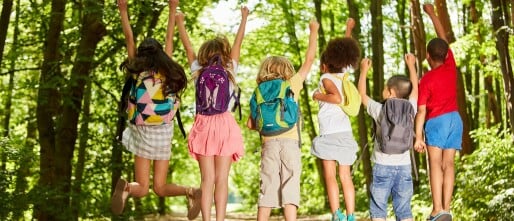 Kinderen in de natuur