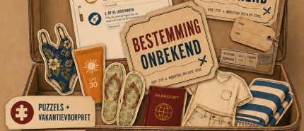 Bedankje juf of meester? Geef het escape spel Bestemming Onbekend