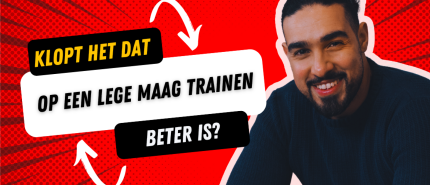 Is sporten op een nuchtere maag beter voor vetverbranding?