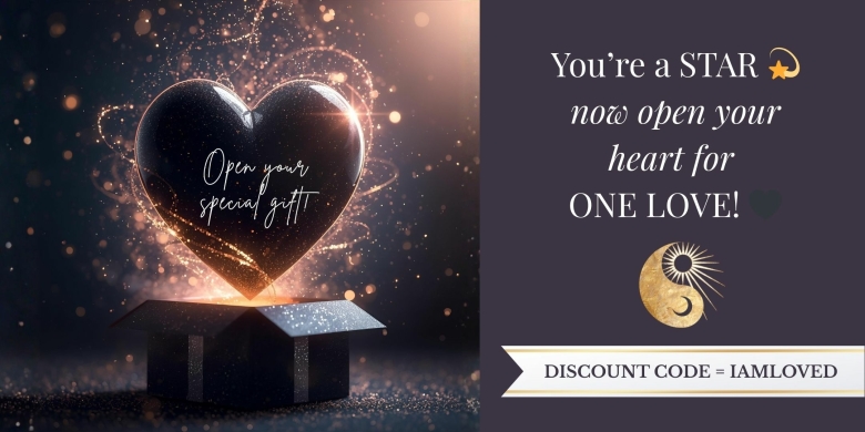 ONE LOVE promotion black heart