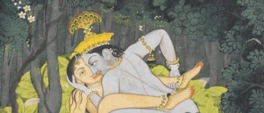 The Erotic Kangra Watercolors of Krishna and Radha