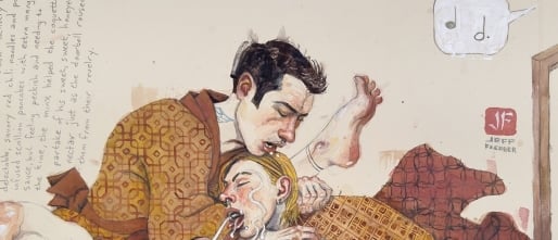 Jeff Faerbers New Shunga Paintings DoorDash® and Rhetoric SM