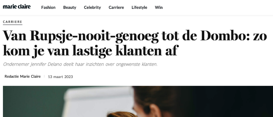 Marie Claire publiceert over mijn boek