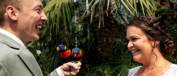 Trouwfoto’s bij Avifauna en bruiloft bij het Wapen van Zoetermeer | Joram & Annemiek