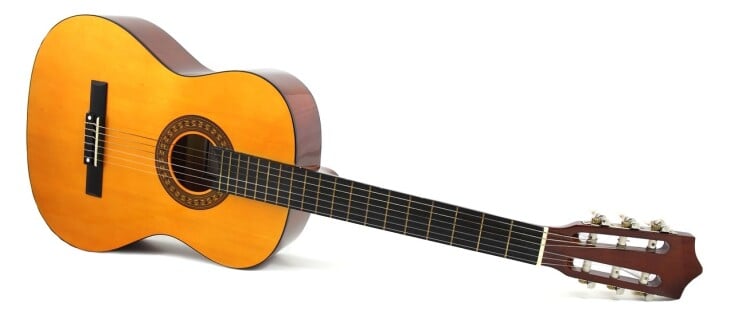 De bouw van een akoestische gitaar