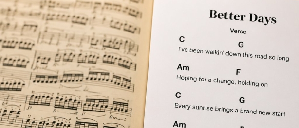 Keyboard Bladmuziek vs. Akkoordenschemas: Wat is beter voor beginners?