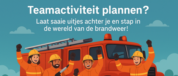 Teamactiviteit plannen? Laat saaie uitjes achter je en stap in de wereld van de brandweer!