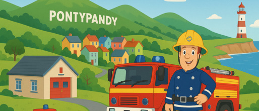 Waar ligt Piekepolder (Pontypandy) eigenlijk? Ontrafel het mysterie van Brandweerman Sam 