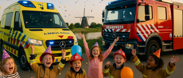 Kinderfeestje ambulance? Maak er de ultiéme brandweerbeleving van – 2 uur verzorgd