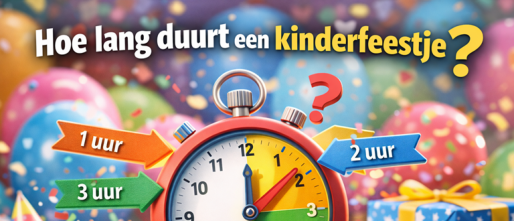 Hoe lang duurt een kinderfeestje eigenlijk?