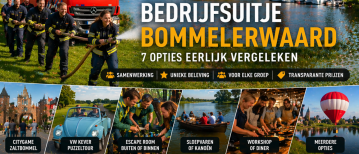 Bedrijfsuitje Bommelerwaard: 7 opties eerlijk vergeleken
