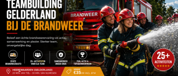 Teambuilding in Gelderland: waarom een echte brandweerervaring het verschil maakt