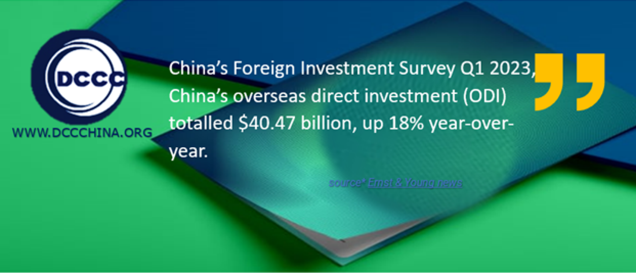 China Outbound Investment Of Q1 2023 Highlights