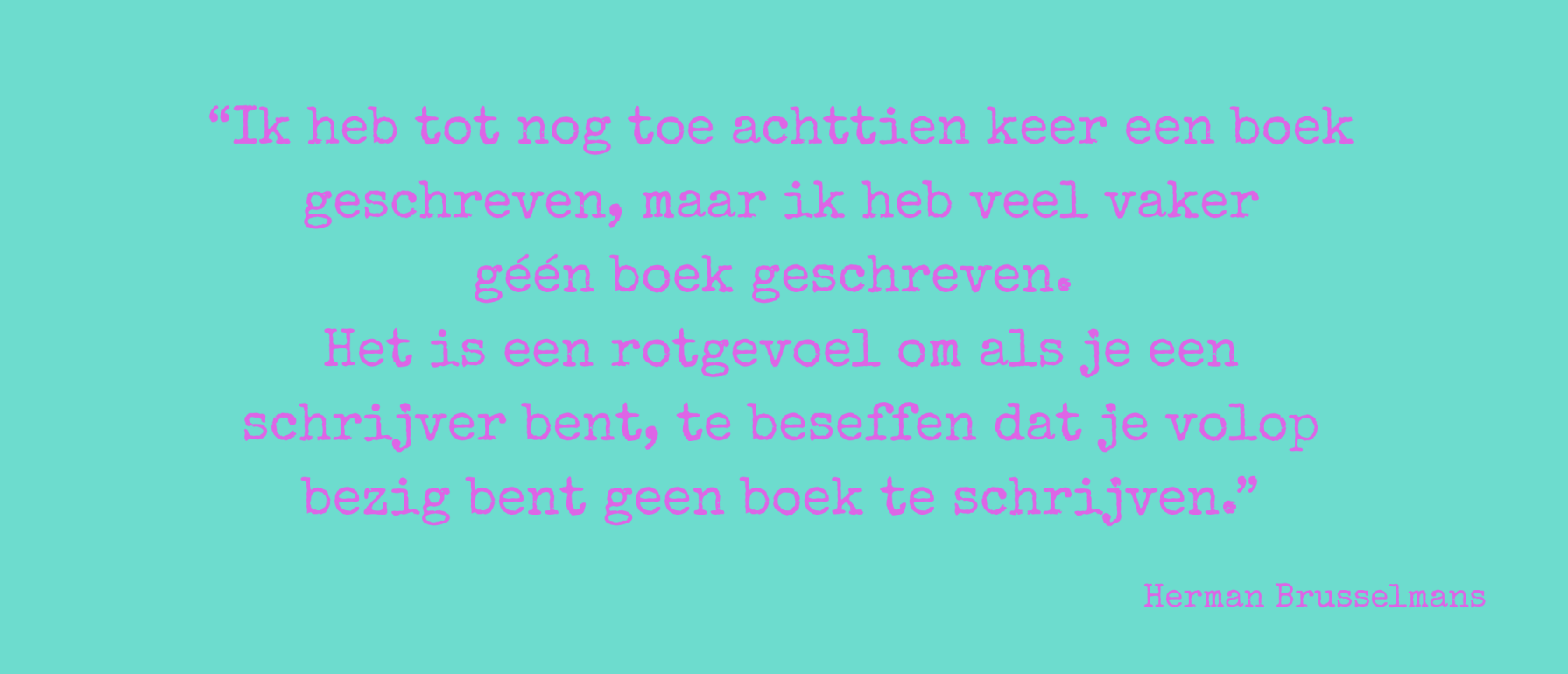 Je wilt een boek schrijven, maar je schrijft het niet. Dat voelt ongemakkelijk.