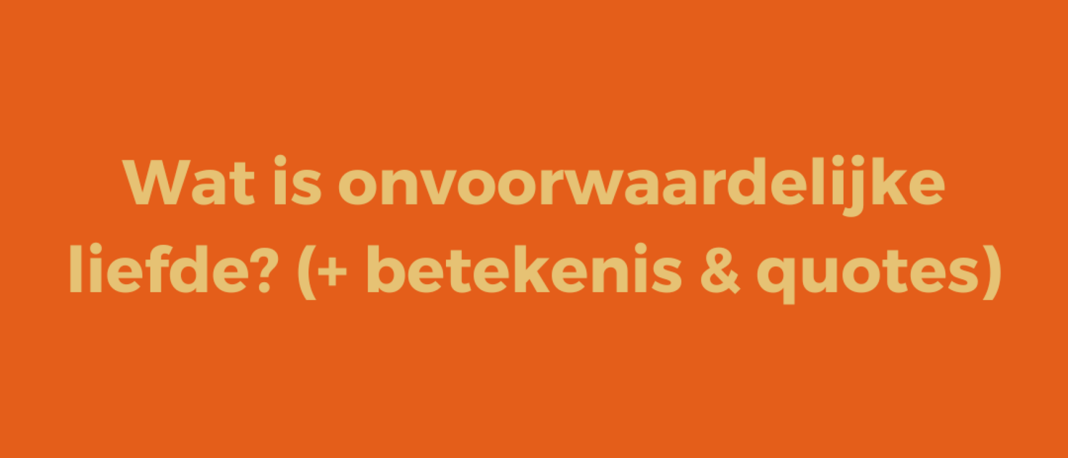 Wat is de betekenis van overvloed en hoe kan je leven vanuit overvloed?