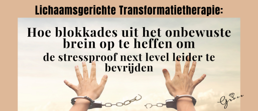 Lichaamsgerichte Transformatietherapie: Hoe blokkades uit het onbewuste brein op te heffen om de stressproof next level leider te bevrijden