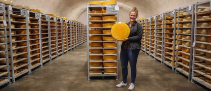 Aline Hazelaar: “Als we thuis kaas van de markt hebben, dan is die zo op”