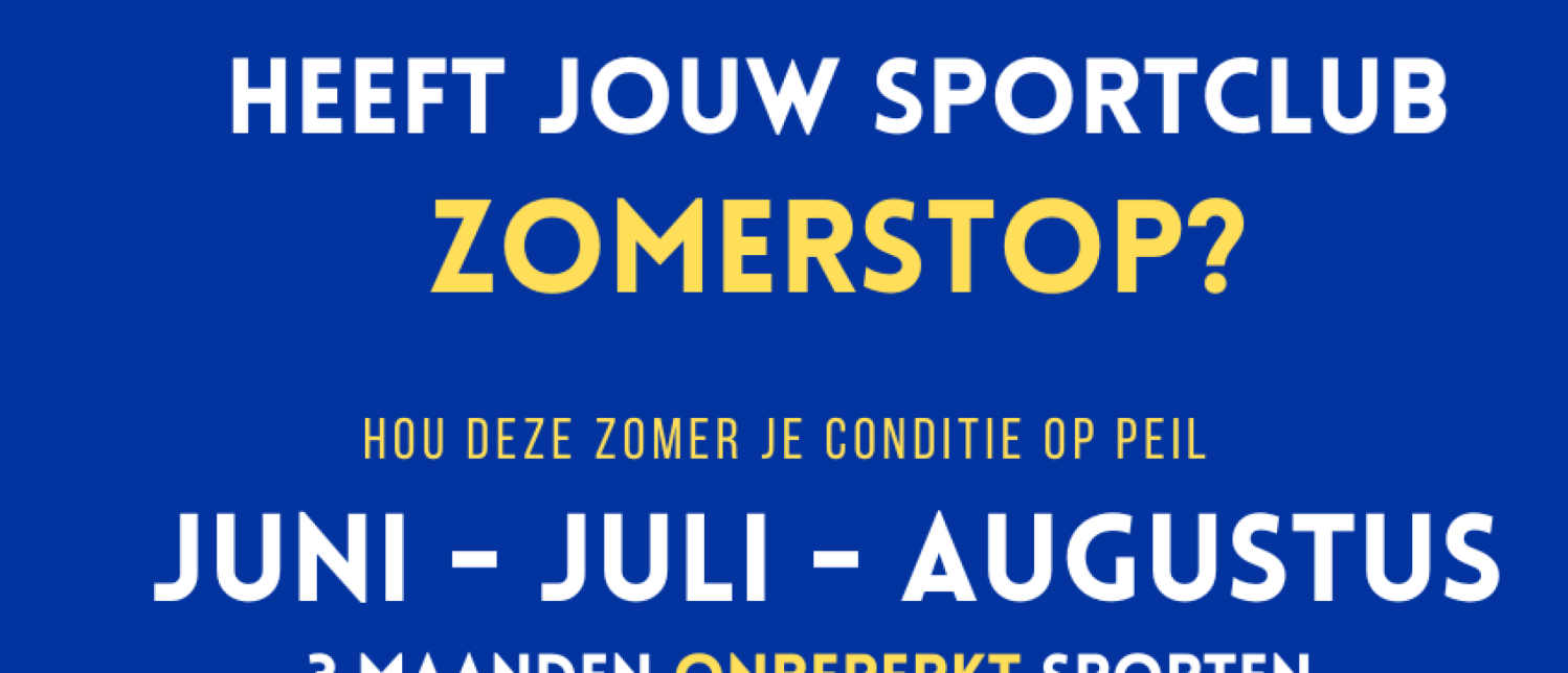 Zomerstop CLUB actie