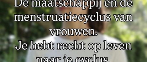 De verantwoordelijkheid van de maatschappij aangaande de menstruatie van vrouwen