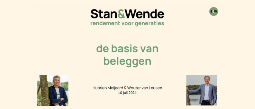 Opname webinar 10 juli 2024 - De basis van beleggen