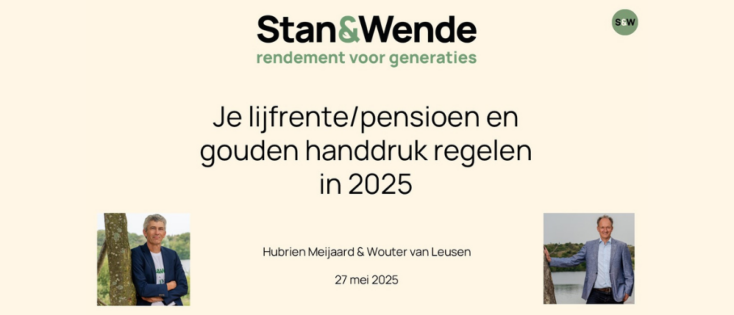 Opname webinar 27 mei 2025 - Pensioen en Gouden Handdruk