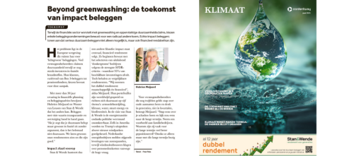 Artikel FD Special Klimaat Beyond greenwashing: de toekomst van impact beleggen