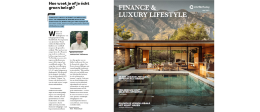 Artikel FD Special Finance & Luxury lifestyle Hoe weet je of je écht groen belegt?