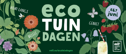 Doe inspiratie op voor een levendige tuin tijdens de Velt-ecotuindagen op 6 en 7 juni!