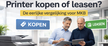 Printer kopen of leasen? De eerlijke vergelijking voor MKB (2026)