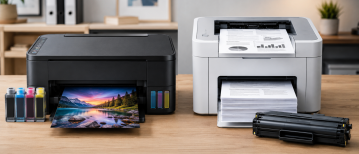 Laserprinter of inkjet: het verschil + wat is goedkoper?