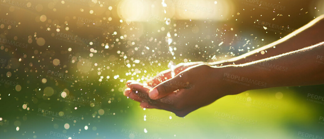 Zomers spetteren en spatten