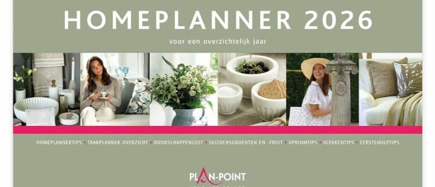 Homeplanner 2026 - Voor een overzichtelijk jaar
