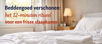 Hoe vaak moet je je beddengoed verschonen
