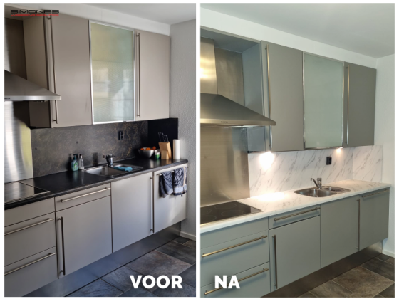 Keuken Wrappen - Simones Wrapping Services