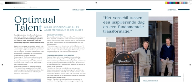Optimaal Talent in de nieuwste editie van Hoeksche Zaken