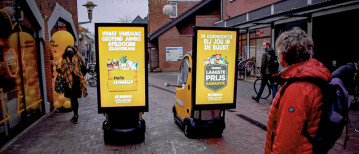 Onze 4 verschillende digitale billboards