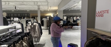 Klantevent of personeelsfeest: lasergamen in de winkel