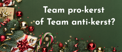 Pro-kerst of anti-kerst, welk team ben jij?