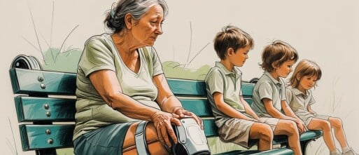 Straks kun je je (klein)kind niet meer bijhouden — en dat breekt je hart meer dan je knieën ooit zullen doen.