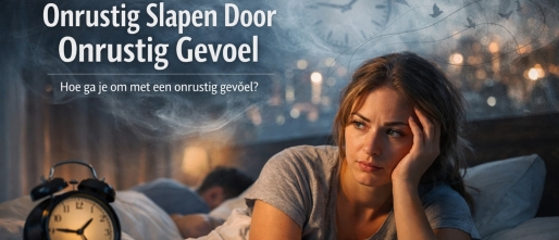 Waarom een onrustig gevoel je slaap verstoort