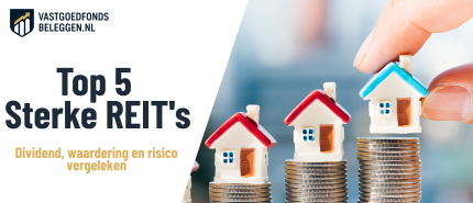 Top 5 hoogst scorende REIT’s van augustus 2026: dividend, waardering en risico