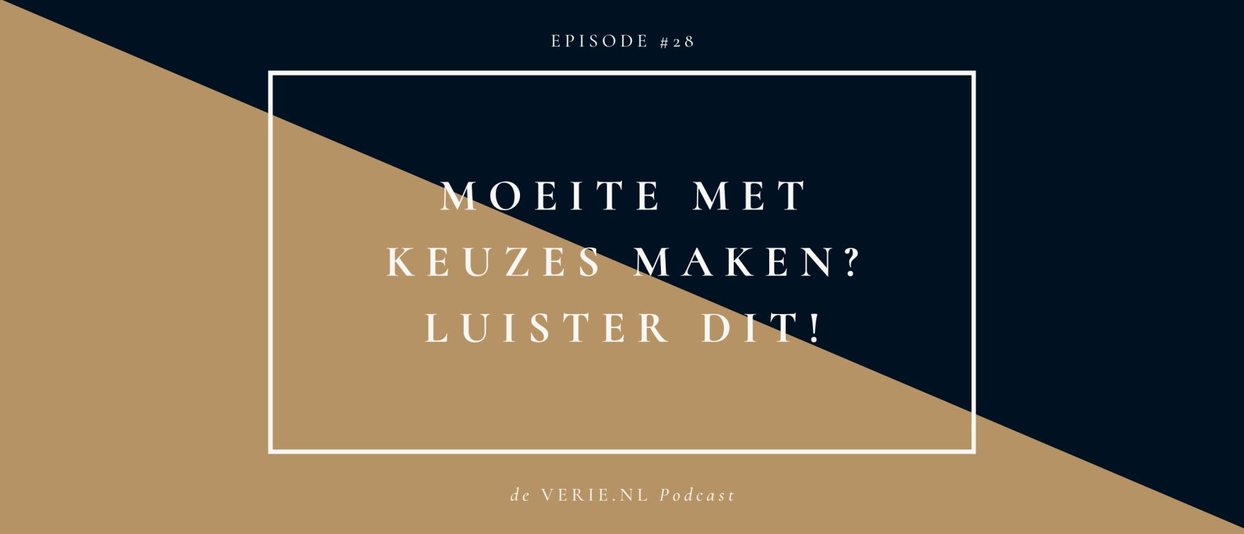 Moeite met keuzes maken? Luister dit!